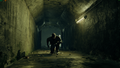 Solid Snake Green Hallway Print