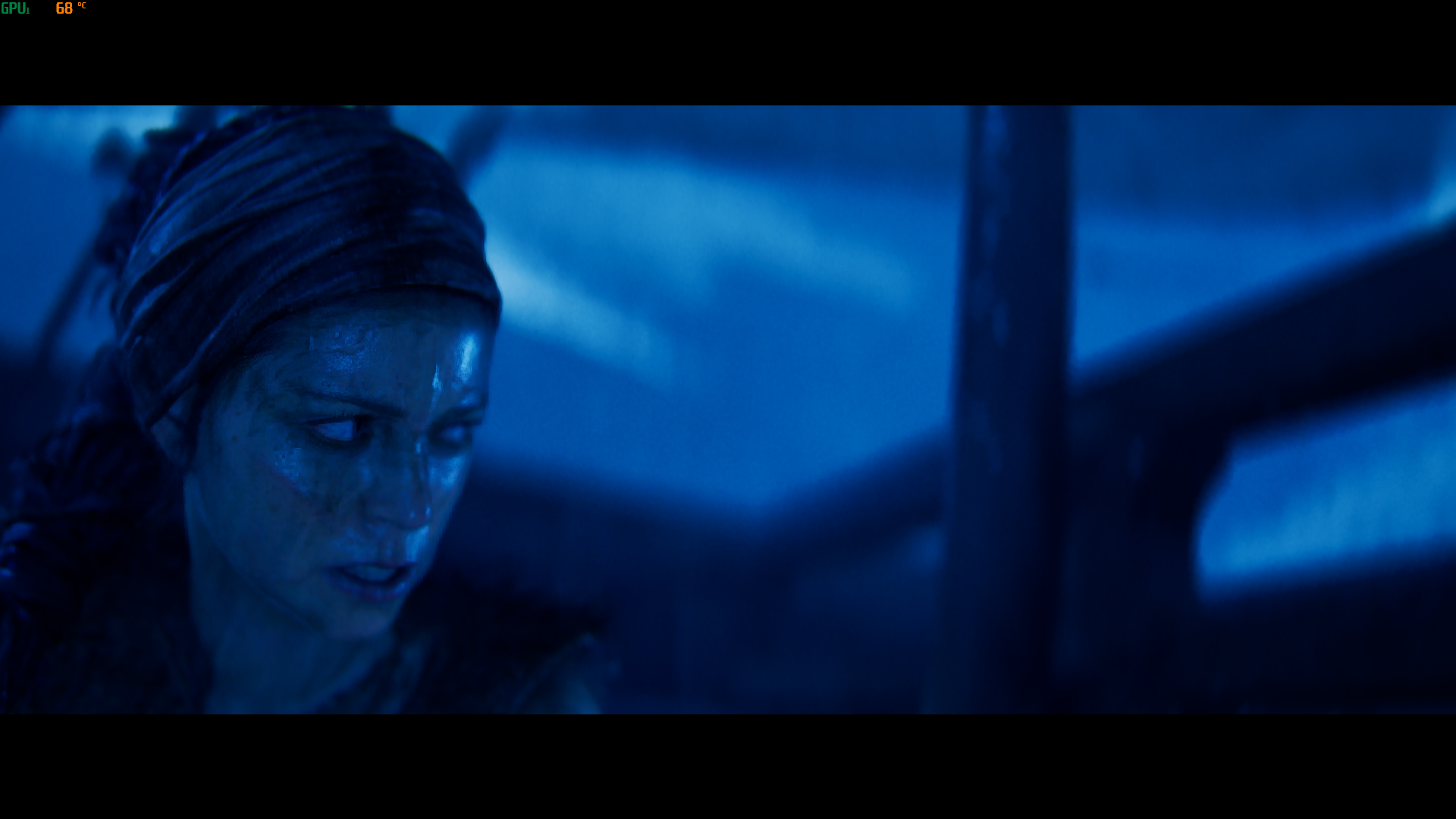 Senua’s Saga Hellblade II Cinematic Blue Light Digital Print